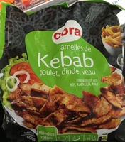 Lamelles de Kebab Poulet, Dinde, Veau
