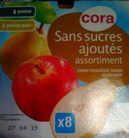 Compote pomme et pomme poire