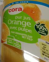 Pur Jus d'orange avec pulpe
