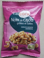 Noix de cajou grillées et salées