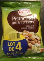 Pistaches grillées et salées