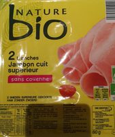 Jambon cuit supérieur sans couenne