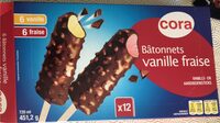 Bâtonnets vanille fraise