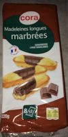 Madeleines longues marbrées
