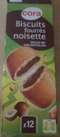 Biscuit fourres noisette