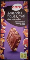 Chocolat au lait amandes figues miel