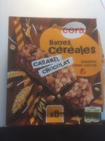Barres céréales caramel chocolat