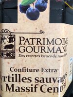 Confiture Myrtillescsauvages du Massif Central