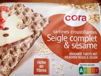 Tartines croustillantes Seigle complet et sésame