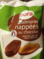 Madeleine nappée au chocolat