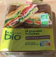 Pain de mie farine complète