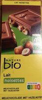 Chocolat lait noisettes