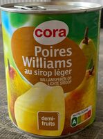 Poires Williams au sirop léger
