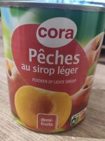 Pêche au sirop léger cora