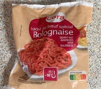 Hache au boeuf special bolognaise