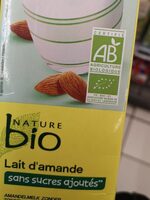 Lait d'amande