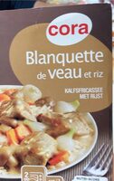 Blanquette de veau et riz