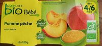Compote pomme pêche