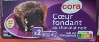 Cœur fondant au chocolat noir