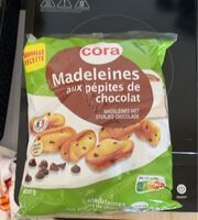 Madeleines pépites de chocolat