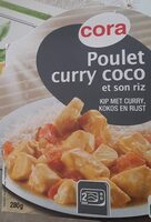 Poulet curry coco et son riz