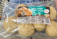 6 Petits pains de table