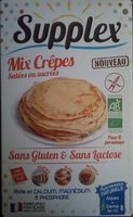 Préparation mix crêpes pancakes gaufres blinis sans gluten bio