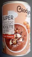 Super Porridge Noisette bio
