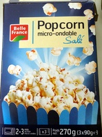 Popcorn micro-ondable salé