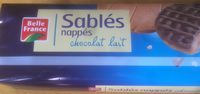 Sablés nappés chocolat au lait
