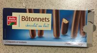 Bâtonnets chocolat au lait