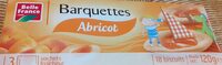 Barquettes Abricot
