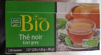 Thé noir Earl Grey