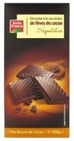Chocolat noir feves de cacao