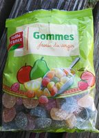 Gommes fruits du verger