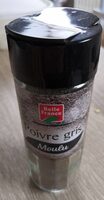 Poivre gris moulu belle france