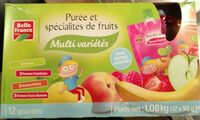 Purée de spécialités de fruits