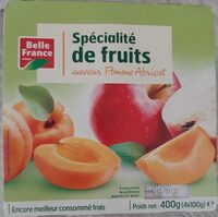 Spécialité de fruits pomme abricot