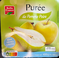 Compotes purée de pomme poire