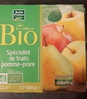 Compote pomme poire bio