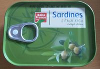 Sardines a l'huile d'olive vierge extra