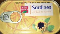 Sardines à l'huile de tournesol