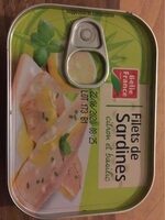 Filets de Sardines Citron et Basilic