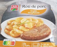 Rôti de porc gratin dauphinois