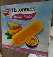Bâtonnets mangue-passion