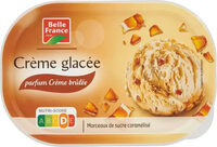 Crème glacée parfum Crème brûlée