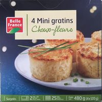 4 mini gratins choux-fleurs