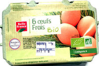 6 Oeufs frais Bio