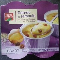 Gâteau de Semoule