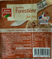 Terrine forestière pur porc